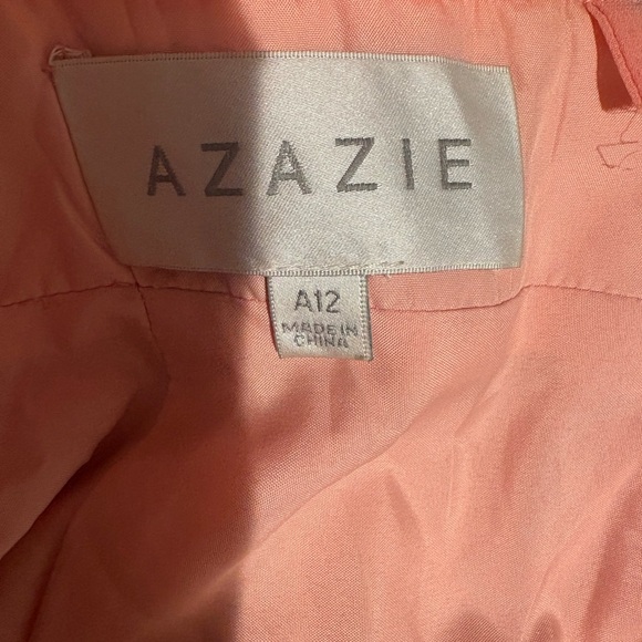 Azazie Coral Maxi Dress - Picture 4 of 5